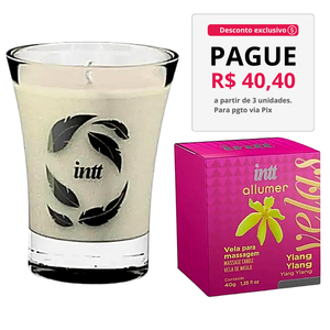 Vela Aromática Beijável Baunilha 40G Intt