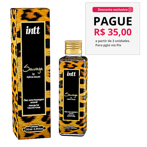 Óleo De Massagem Sensual Sauvage Intt 130 Ml