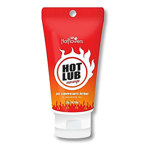 Hot Lub Gel Deslizante Beijável 25Gr Hot Flowers