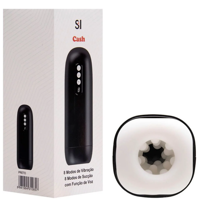 Masturbador Cash Vibração E Sucção Sexy Import