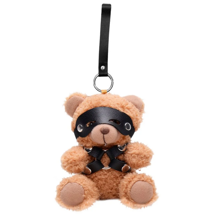 Chaveiro Ursinho Pelúcia Sado 10 X 9Cm Sexy Import