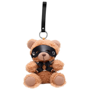 Chaveiro Ursinho Pelúcia Sado 10 X 9Cm Sexy Import