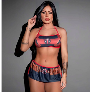 Fantasia Fetiche Deadpool Pimenta Sexy