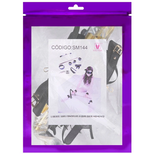 Kit Bondage Barra Dourada Algemas Youvibe Vipmix