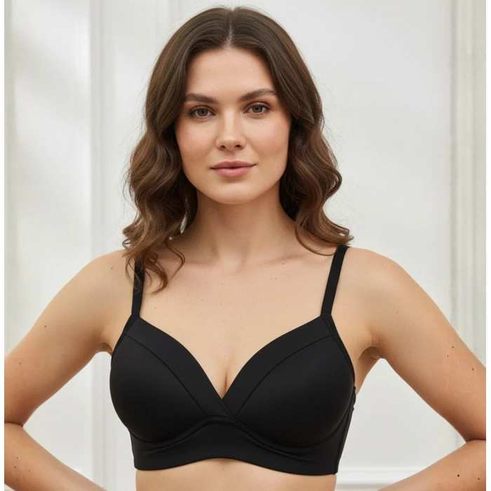 Sutiã Liso Reforçado Com Bojo Corpo Nú