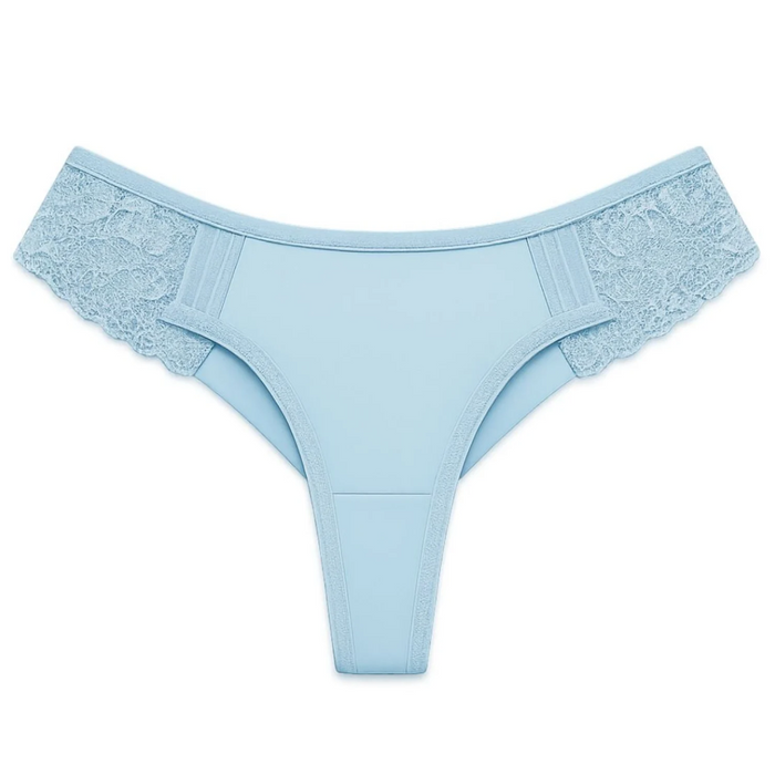 Calcinha Estilo Tanga Camélia Fio Duplo Microfibra Patitex