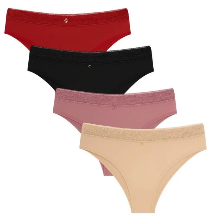Calcinha Com Detalhe Em Renda Vaydosa Lingerie