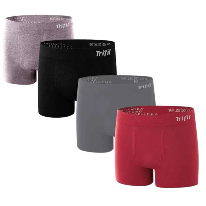 Cueca Boxer Infantil Lisa Sem Costura Trifil