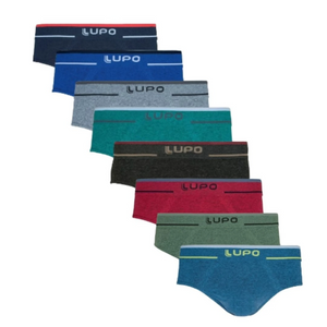 Cueca Slip Mesclada Sem Costura Lupo