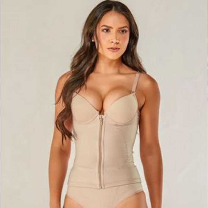 Camisete Bojo E Ziper Frontal Vi Lingerie