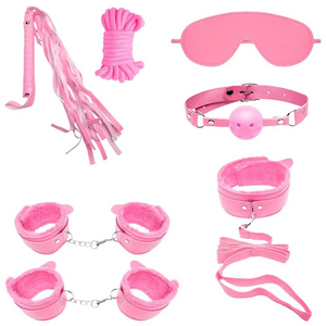 Kit Sado Bondage 7 Itens Peluciado Youvibe Vipmix