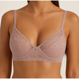 Sutiã Rendado Sem Bojo Com Aro Vaydosa Lingerie