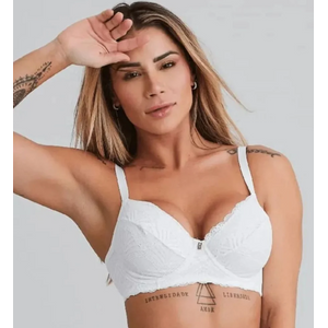 Sutiã Em Renda Sem Bojo Com Aros Nayane