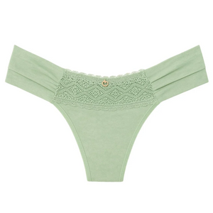 Calcinha Fio Duplo Bombom Com Renda Vaydosa Lingerie