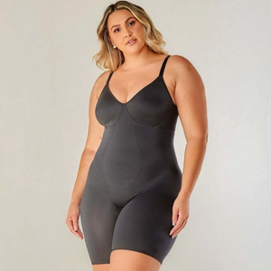 Body Modelador Plus Size Moldado Macaquinho Vi Lingerie