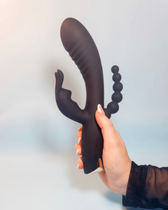 Hardie - Vibrador Power Rabbit de Ponto G, Clitóris e Anal 3 em 1