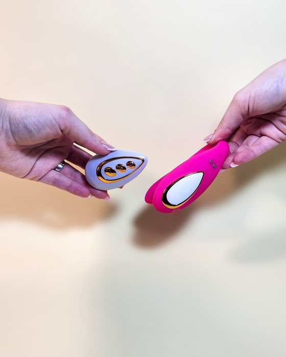 Curve - Vibrador de Casal Flexível para Penetração com Controle Remoto - Único