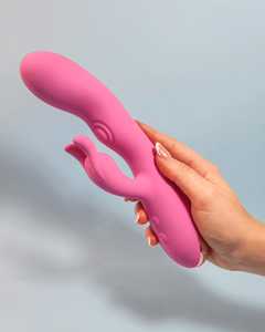 Jazz - Vibrador Rabbit 4 em 1 com Estímulo de Ponto G, Clitóris e Tapping Duplo