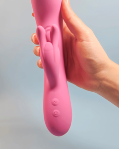 Jazz - Vibrador Rabbit 4 em 1 com Estímulo de Ponto G, Clitóris e Tapping Duplo