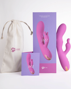 Jazz - Vibrador Rabbit 4 em 1 com Estímulo de Ponto G, Clitóris e Tapping Duplo