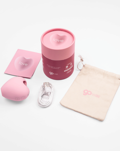 Love - Vibrador e Sugador de Clitóris 2 em 1 Recarregável