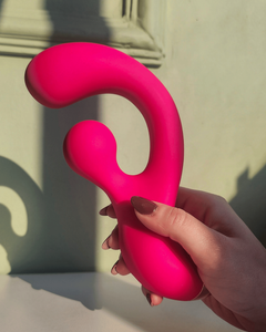 Sani - Vibrador de Ponto G com Power Finger Rotatório de Clitóris