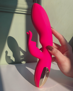 Crazy Rabbit - Vibrador de Ponto G com Estímulo de Clitóris Recarregável