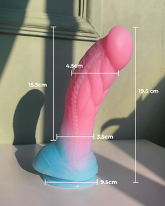 Dragon Desire - Dildo com Ventosa em Silicone Líquido Macio