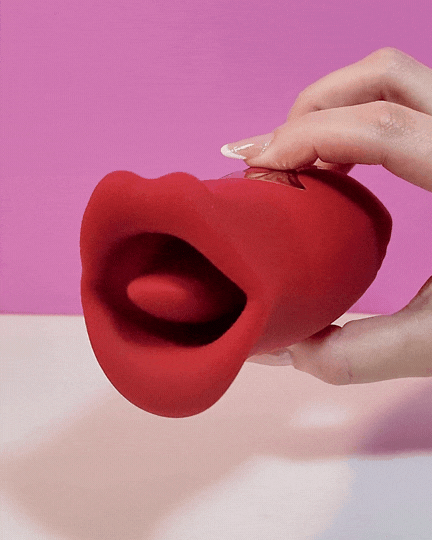 Kiss - Simulador de Sexo Oral Estimulador de Clitóris com Língua Vibratória - Único