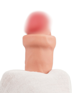 Eros - Prótese Peniana Dildo Super Realístico com Escroto e Ventosa em Dupla Camada 20cm