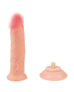 Nox - Prótese Peniana Dildo Super Realístico com Ventosa em Dupla Camada 19cm