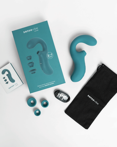 Sensevibe Curve - Vibrador de Ponto G e Sugador de Clitóris 2 em 1
