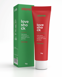 Excitante Beijável Loveshock sabor Morango