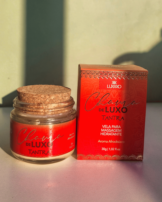 Vela para Massagem Tantra para Massagem 2 em 1: Massageia e Penetra - Único