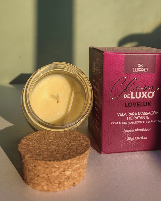 Vela para Massagem LoveLux 2 em 1: Massageia e Penetra - Único