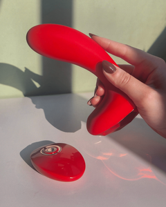Rouge Intense - Vibrador Estimulador Dual com Movimento e Controle Remoto