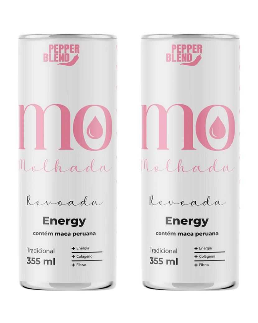 Kit Mo Molhada Revoada – 2 Energéticos Afrodisíacos | 335ml cada - Único