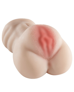 Mini Masturbador Masculino Anatômico com Dupla Entrada – CyberSkin Ultra-Realista