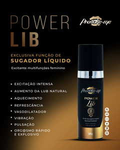 Power Lib – Sugador Líquido Excitante Multifuncional Hot&Ice | Suga, Esquenta, Esfria, Pulsa e Vibra