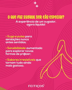 Sugador Líquido Beijável sabor Frutas Vermelhas Sugalik
