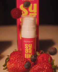 Sugador Líquido Beijável sabor Frutas Vermelhas Sugalik
