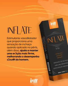 Inflate – Excitante Masculino Vasodilatador com Efeito de Aquecimento e Inchaço