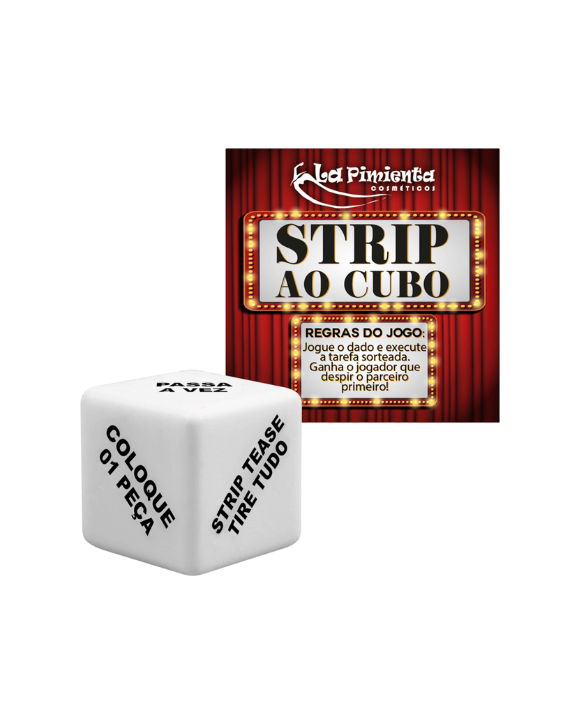 Strip ao Cubo – Jogo de Dados de Strip Tease para Casais - Único
