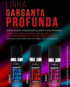 Garganta Profunda Black Ice – Spray Dessensibilizante para Oral com Efeito Refrescante 15ml