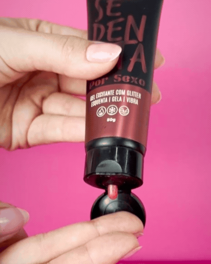 Excitante Feminino Beijável Sedenta por Sexo - Vibra, Gela e Esquenta - Único
