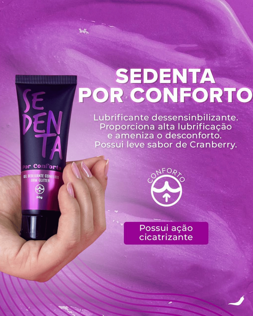 Sedenta por Conforto – Gel Dessensibilizante Anal - Único