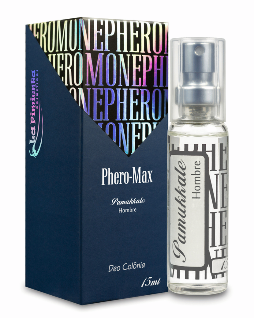 Phero-Max Pamukkale – Perfume Masculino com Feromônio e Essência Afrodisíaca | 15ml - Único