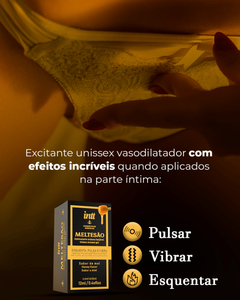Meltesão Excitante Unissex – Vibra, Pulsa e Esquenta
