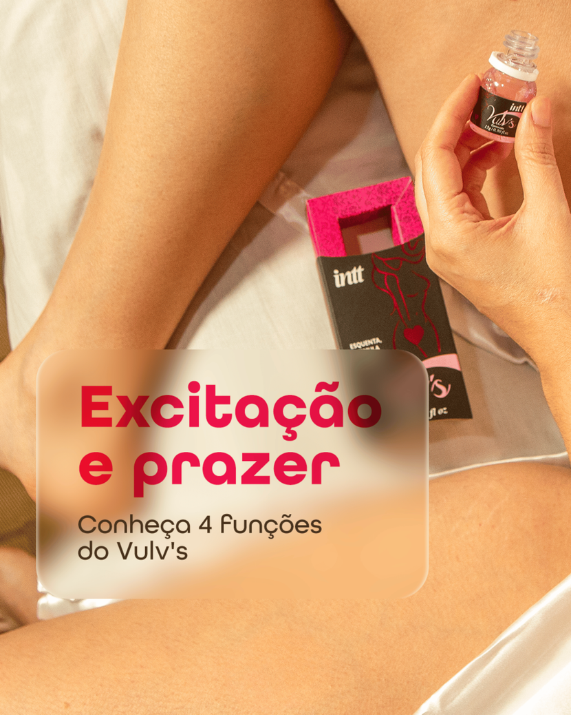 Vulvs Excitante Feminino com Efeito Quente - Único