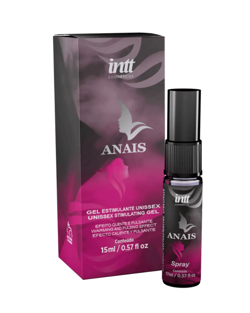 Anais – Gel Excitante Anal com Efeito Quente e Vibratório Sabor Canela  - Único